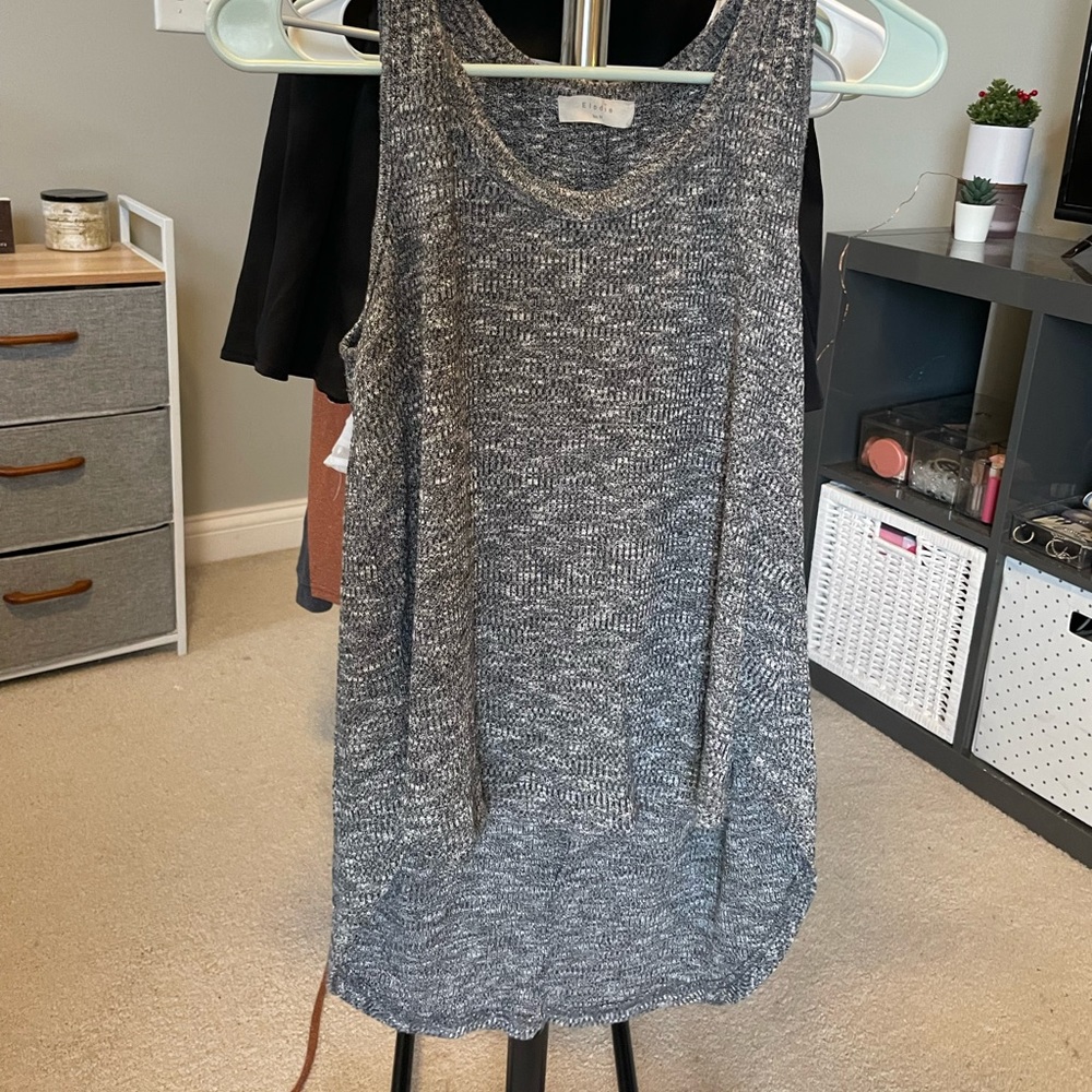Grey Tank Top Sweater